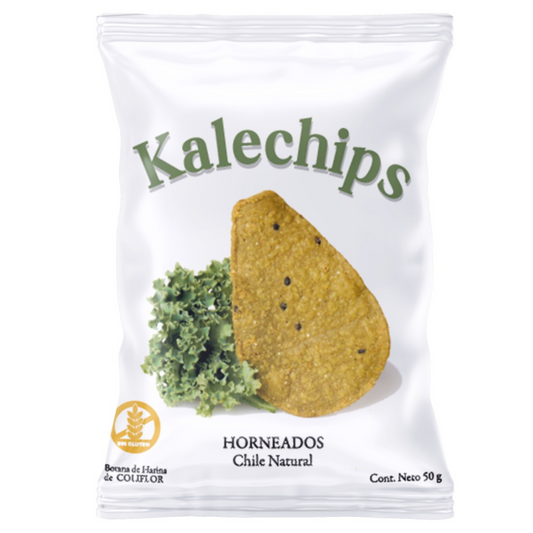 Kalechips 50 gramos con Marca Manna Foods