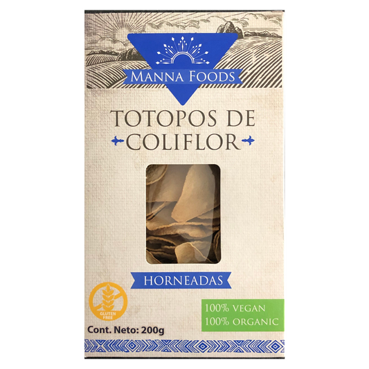 Caja de Totopos de Coliflor Manna Foods